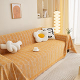 Leaf Universal Furniture Protector Chenille Couch Cover, Large Couch Cover Blanket for Couch Sofa - Ornate Home