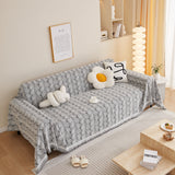 Leaf Universal Furniture Protector Chenille Couch Cover, Large Couch Cover Blanket for Couch Sofa - Ornate Home