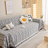 Leaf Universal Furniture Protector Chenille Couch Cover, Large Couch Cover Blanket for Couch Sofa - Ornate Home