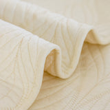 Leaf Vein Textured Cotton Quilted Sofa Slipcover, Non-Slip Modular Couch Covers - Ornate Home