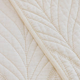 Leaf Vein Textured Cotton Quilted Sofa Slipcover, Non-Slip Modular Couch Covers - Ornate Home