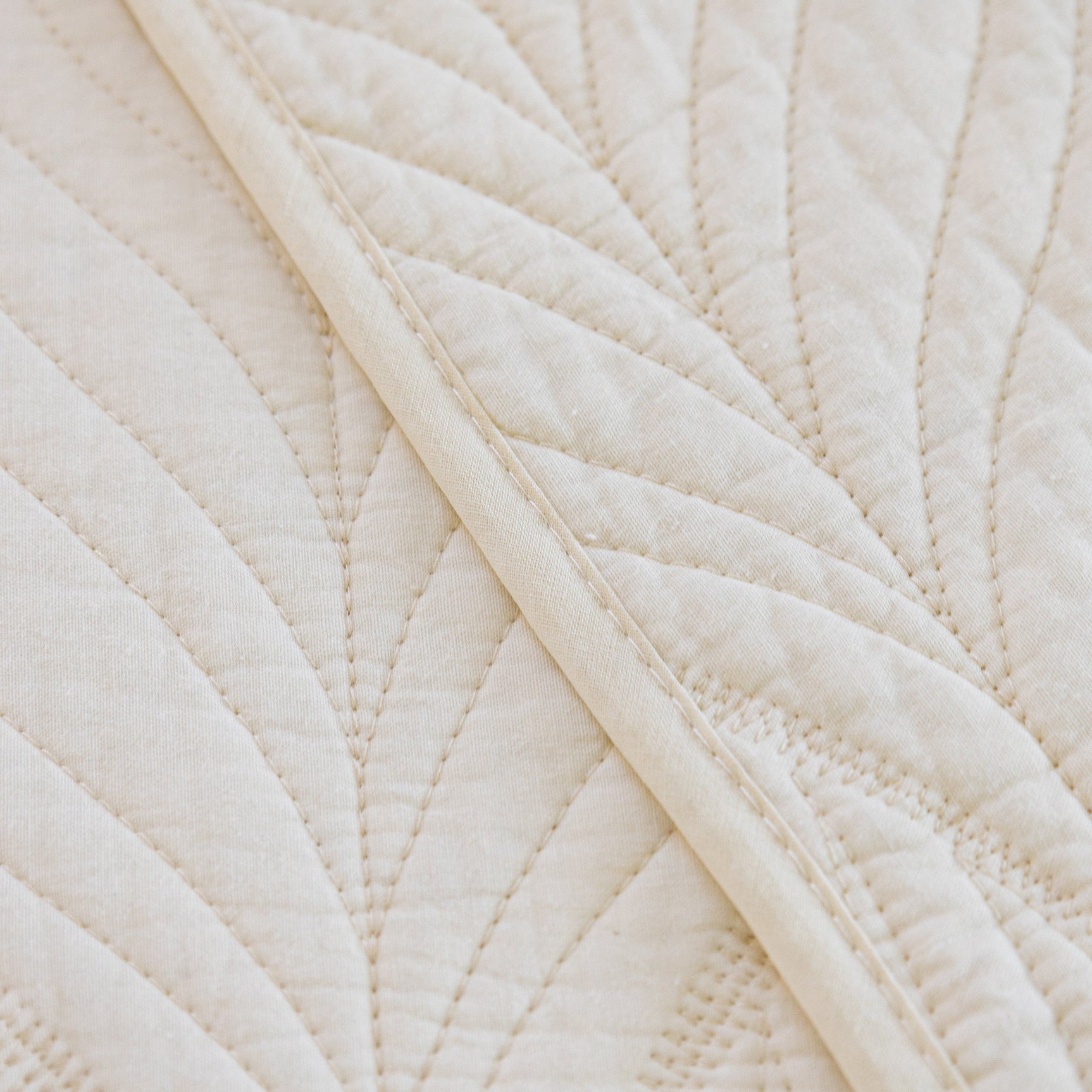 Leaf Vein Textured Cotton Quilted Sofa Slipcover, Non-Slip Modular Couch Covers - Ornate Home