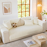 Leaf Vein Textured Cotton Quilted Sofa Slipcover, Non-Slip Modular Couch Covers - Ornate Home