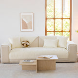 Leaf Vein Textured Cotton Quilted Sofa Slipcover, Non-Slip Modular Couch Covers - Ornate Home