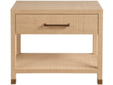 Leah Beige Nightstand - Ornate Home