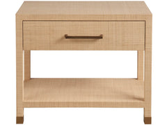 Leah Beige Nightstand - Ornate Home