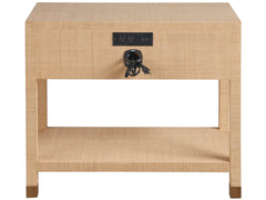 Leah Beige Nightstand - Ornate Home