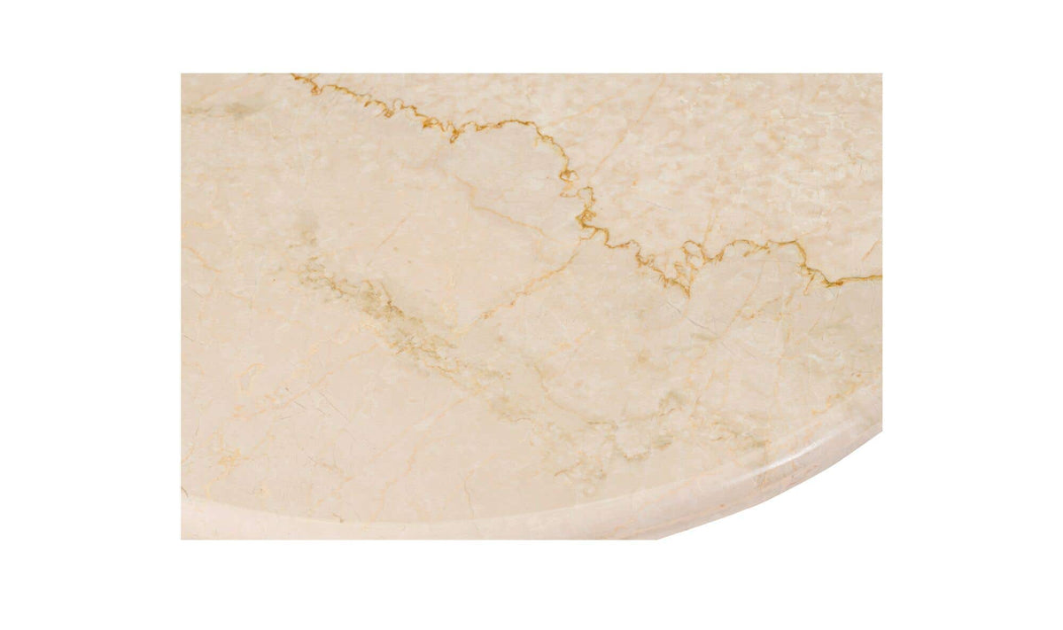Leah Botticino Marble Coffee Table - Ornate Home