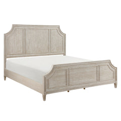 Leander Brownish Gray Eastern King Bed - Ornate Home