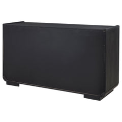 Leandro Burnished Black 2-drawer Dining Sideboard Server - Ornate Home