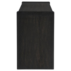Leandro Burnished Black 2-drawer Home Office Writing Desk - Ornate Home