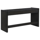 Leandro Burnished Black 2-drawer Home Office Writing Desk - Ornate Home