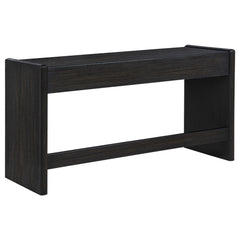 Leandro Burnished Black 2-drawer Home Office Writing Desk - Ornate Home
