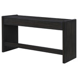 Leandro Burnished Black 2-drawer Home Office Writing Desk - Ornate Home