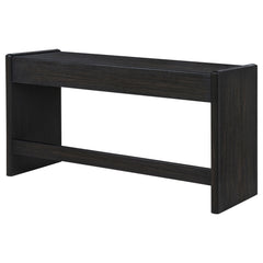 Leandro Burnished Black 2-drawer Home Office Writing Desk - Ornate Home