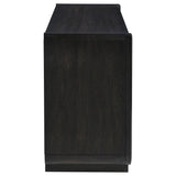 Leandro Burnished Black 2-drawer Home Office Writing Desk - Ornate Home