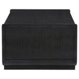 Leandro Burnished Black 2-piece Wood Coffee and End Table Set - Ornate Home