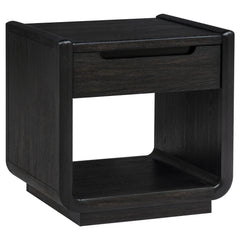 Leandro Burnished Black 3-piece Wood Coffee and End Table Set - Ornate Home
