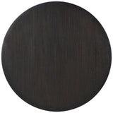 Leandro Burnished Black 60-inch Round Dining Table - Ornate Home