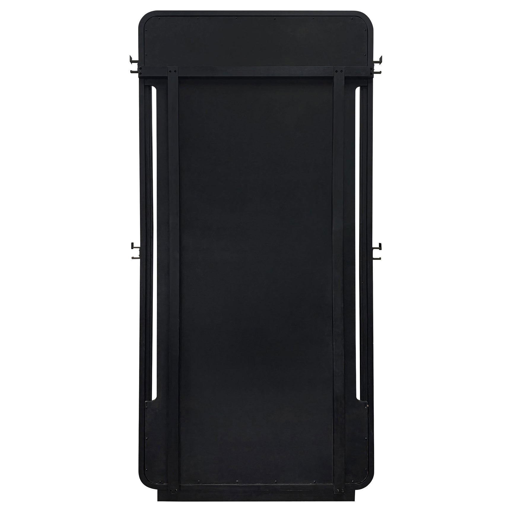 Leandro Burnished Black 76-inch Full Length Floor Mirror - Ornate Home