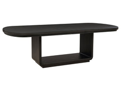 Leandro Burnished Black 78-inch Extension Dining Room Table - Ornate Home