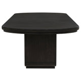 Leandro Burnished Black 78-inch Extension Dining Room Table - Ornate Home