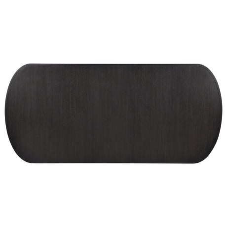 Leandro Burnished Black 78-inch Extension Dining Room Table - Ornate Home