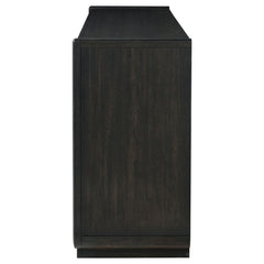 Leandro Burnished Black 8-drawer Bedroom Dresser Cabinet - Ornate Home
