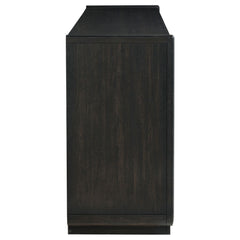 Leandro Burnished Black 8-drawer Bedroom Dresser Cabinet - Ornate Home