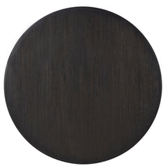 Leandro Burnished Black/Cream 7-piece Round Dining Table Set - Ornate Home