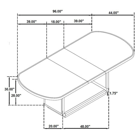 Leandro Cream/Burnished Black 7-piece Rectangular Dining Table Set - Ornate Home