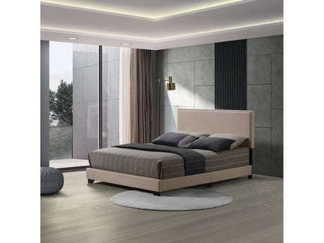 Leandros Beige Queen Bed - Ornate Home