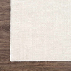 Leanna Cream Washable Area Rug - Ornate Home