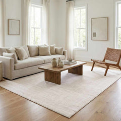 Leanna Cream Washable Area Rug - Ornate Home