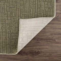 Leanna Green Washable Area Rug - Ornate Home