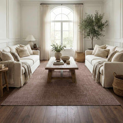 Leanna Light Brown Washable Area Rug - Ornate Home
