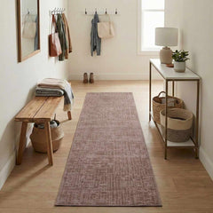 Leanna Light Brown Washable Area Rug - Ornate Home