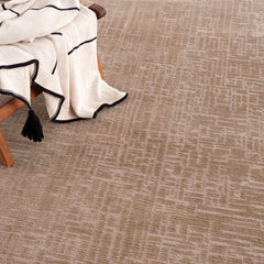 Leanna Light Brown Washable Area Rug - Ornate Home