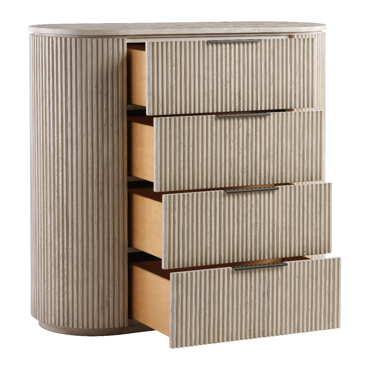 Leanna Light Oak Chest - Ornate Home