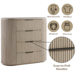 Leanna Light Oak Chest - Ornate Home