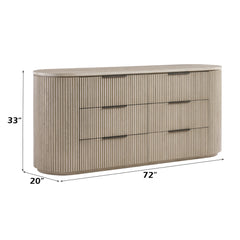 Leanna Light Oak Dresser - Ornate Home