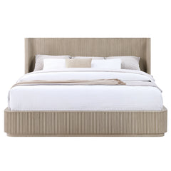 Leanna Light Oak Eastern King Bed - Ornate Home