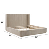 Leanna Light Oak Eastern King Bed - Ornate Home