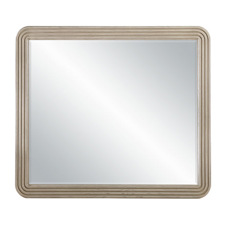 Leanna Light Oak Mirror - Ornate Home