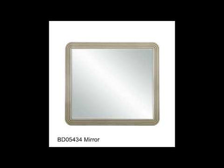 Leanna Light Oak Mirror - Ornate Home