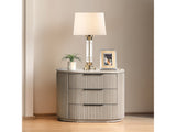 Leanna Light Oak Nightstand - Ornate Home