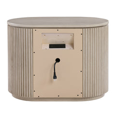 Leanna Light Oak Nightstand - Ornate Home