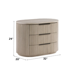 Leanna Light Oak Nightstand - Ornate Home