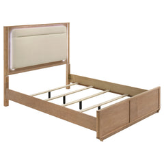 Leanne Light Oak 4-piece Queen Bedroom Set - Ornate Home