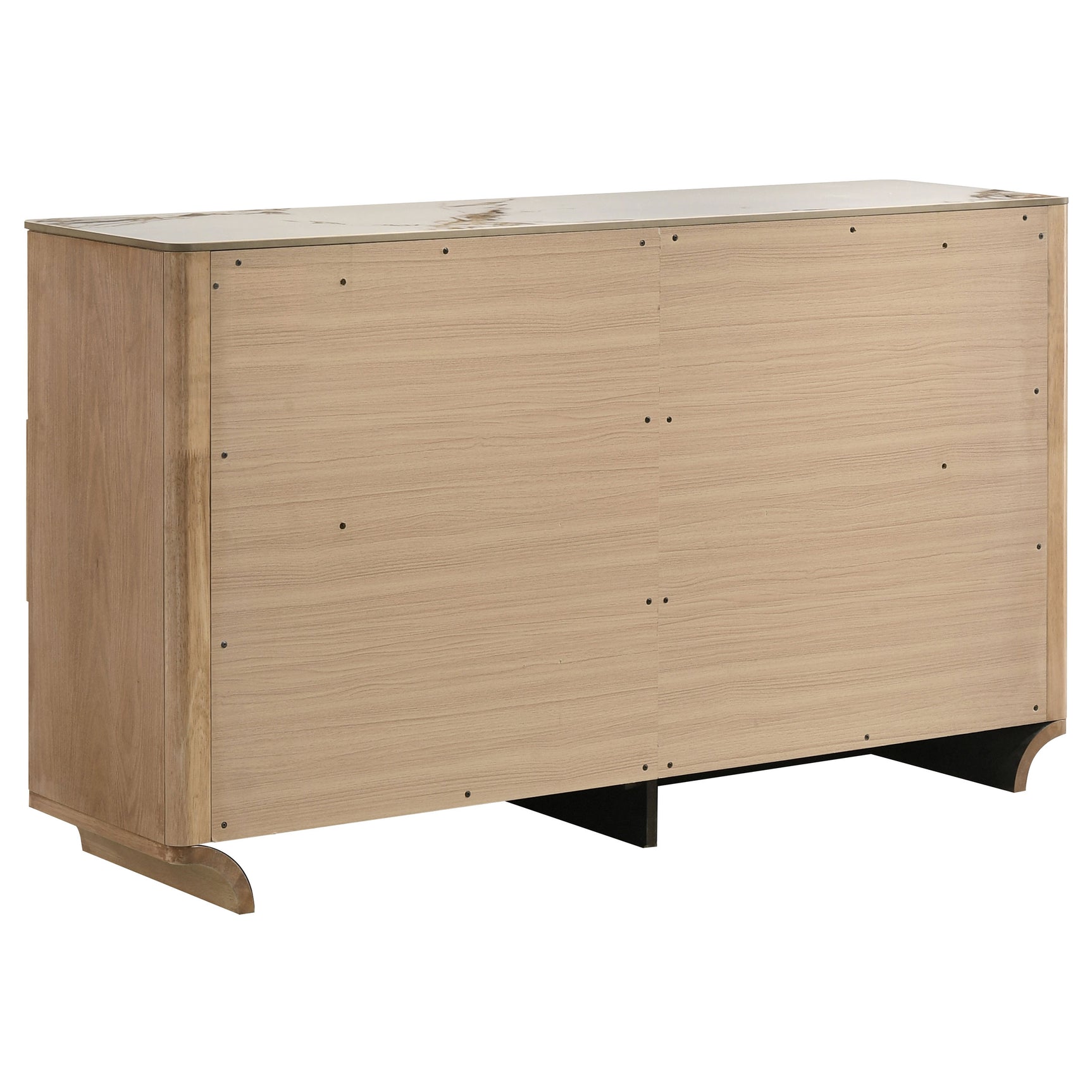 Leanne Light Oak 4-piece Queen Bedroom Set - Ornate Home